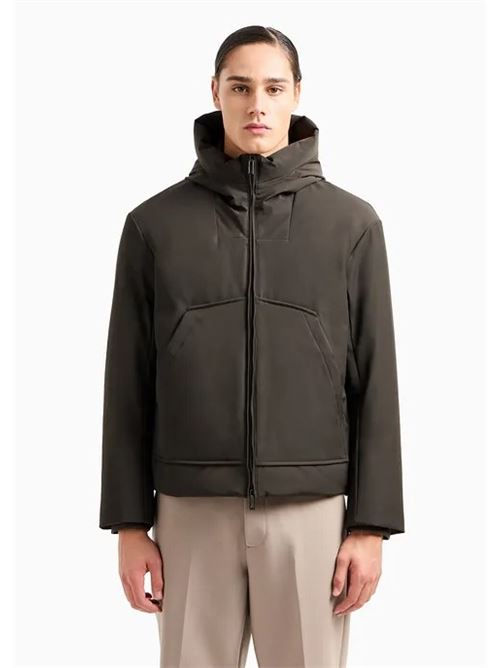 Down jacket with hood Emporio Armani | 6D1BC1 1NTLZ.05A6